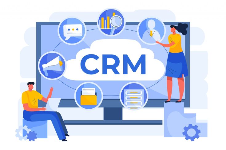 Représentation isométrique d'un système CRM